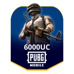 بطاقة شحن شدات ببجي 6000+ Free 2100 UC - $99.99