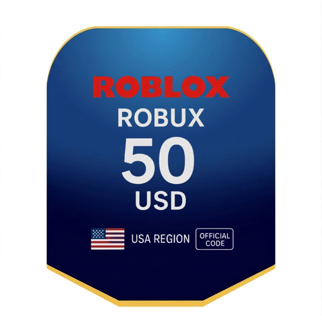 60-uc-14-2 بطاقة روبلوكس 50 دولار (المتجر الأميركي تعمل داخل الولايات المتحده فقط) - الصورة 1