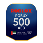 بطاقة روبلوكس 500 درهم (المتجر اﻹماراتي) بالاضافة ل25 فى المائة من عملات روبلوكس