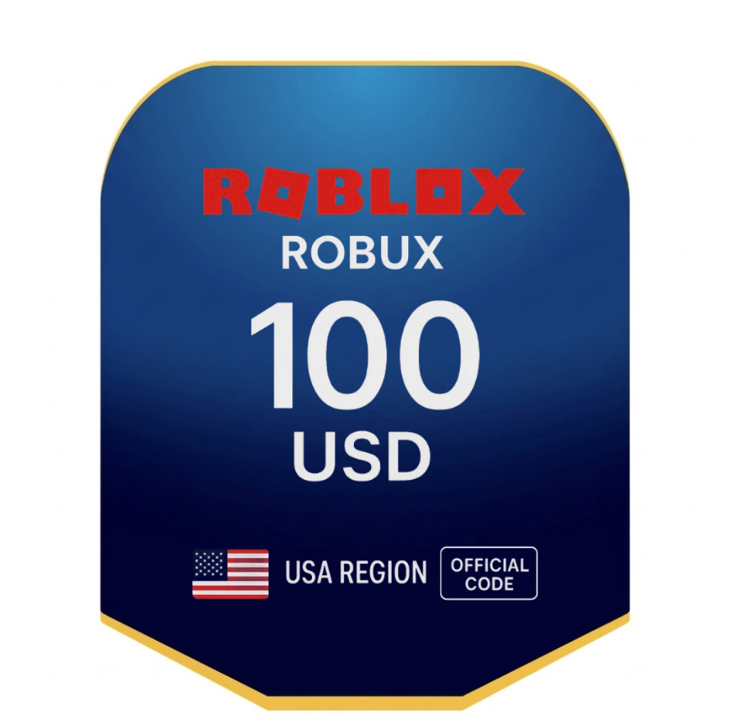 60-uc-4-3 بطاقة روبلوكس 100 دولار (المتجر الأميركي تعمل داخل الولايات المتحده فقط) - الصورة 1