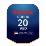 بطاقة روبلوكس 20 درهم (المتجر اﻹماراتي) بالاضافة ل25 فى المائة من عملات روبلوكس