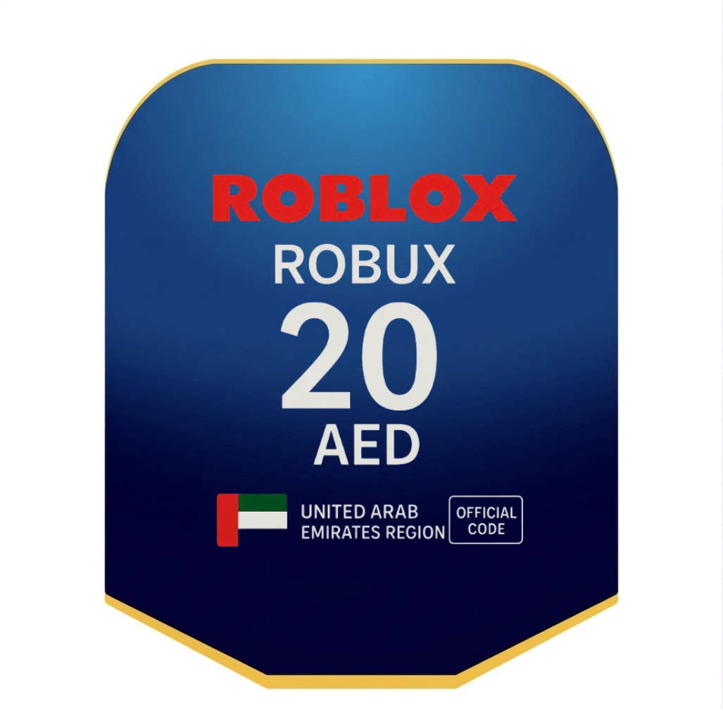 60-uc-7-3 بطاقة روبلوكس 20 درهم (المتجر اﻹماراتي) بالاضافة ل25 فى المائة من عملات روبلوكس - الصورة 1