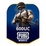 بطاقة شحن شدات ببجي 600+ Free 60 UC - $9.99