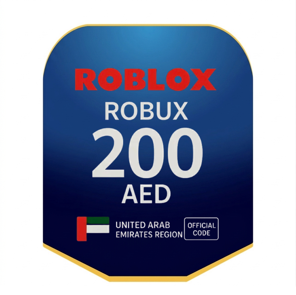60-uc-9-3 بطاقة روبلوكس 200 درهم (المتجر اﻹماراتي) بالاضافة ل25 فى المائة من عملات روبلوكس - الصورة 1