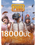 بطاقة شحن شدات ببجي 18000+ Free 6300 UC - $299.99